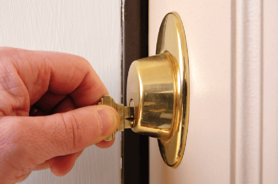 Locking a Deadbolt